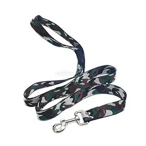 Laisse pour petit chien en tissu militaire, 1,22 m