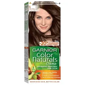Coloration pour cheveux, Color naturals crème, Garnier, 5 Châtain clair