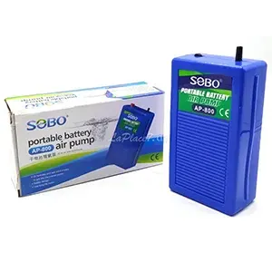 Pompe à air portable pour aquarium avec alimentation en piles, Sobo, AP-800