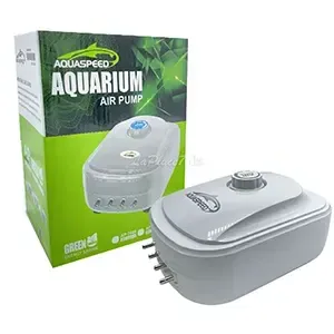 Pompe à air d'aquarium pour poissons avec 4 sorties, Aquaspeed, AP-9000, 12w
