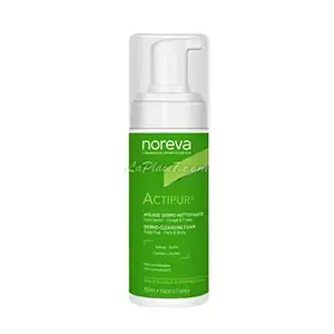 Mousse visage dermo-nettoyante pour peaux sensibles à imperfections, Actipur, Noreva