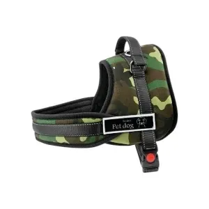 Harnais pour chien avec motif militaire, Grand chien, Pet Dog, XL