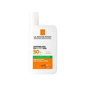 Crème solaire pour peaux grasses et sensibles, Fluide oil control, SPF50+, La Roche-Posay
