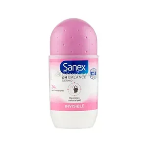Déodorant à bille pour femme, Invisible, PH Balance Dermo, Sanex, 48h
