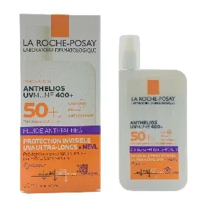 Fluide solaire anti tâches, Protection invisible UVA Ultra longs+ HEVL, Anthelios UVMune 400, SPF50+, La Roche Posay, 50ml