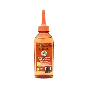 Eau lamellaire anti-casse Ananas pour cheveux longs et fragiles, Hair drink ananas, Fructis, Garnier, 200ml