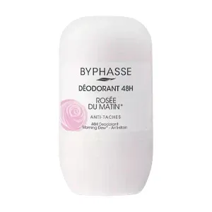 Déodorant à bille pour femme, Anti tâches, 48h, Rosée du Matin, Byphasse, 50ml