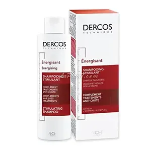 Shampoing stimulant énergisant, Complément de traitement anti-chute, Vichy, Dercos, 200ml
