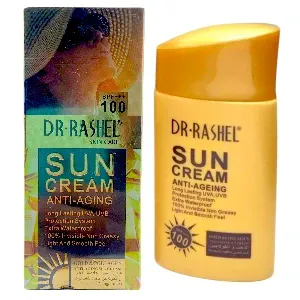 Crème solaire invisible anti âge Or et collagène Waterproof SPF 100+ Dr Rashel, 80g