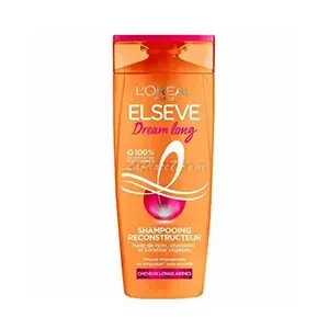 Shampoing reconstructeur pour cheveux longs abîmés, Dream long, Elseve, L'Oréal, 250ml