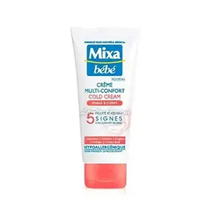Crème multi-confort 5 en 1 Cold cream pour bébé, Hypoallergénique, Mixa
