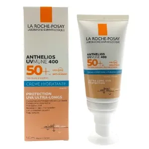 Crème hydratante teintée, Protection UVA Ultra longs, Anthelios UVMune 400, SPF 50+, La Roche Posay, 50ml