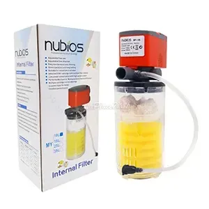 Pompe de filtration d'aquarium pour poissons, Nubios, My 10L, 10w