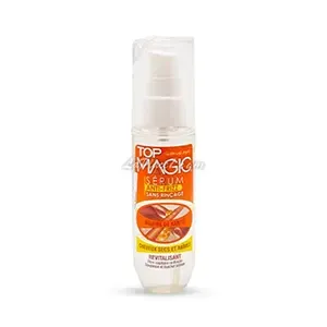 Sérum anti-frizz sans rinçage pour cheveux secs et abîmés, Top Magic