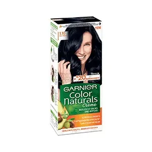 Coloration pour cheveux, Color naturals crème, Garnier, 1.10 Bleu nuit