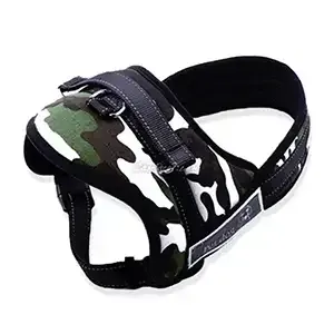 Harnais pour chien avec motif militaire, Grand chien, Pet Dog, XL