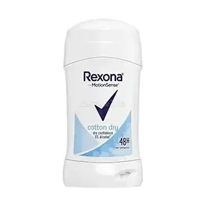 Déodorant stick pour femme, Anti-transpirant, , 0% Alcool, 48H, Cotton dry, Montion sense, Rexona, 40g