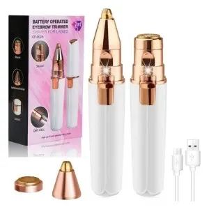Rasoir et tondeuse à sourcils électrique 2 en 1, CF-002A