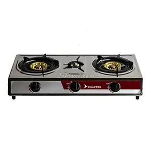 Réchaud à gaz en inox avec 3 feux, Chappee, 6kw, GS303S