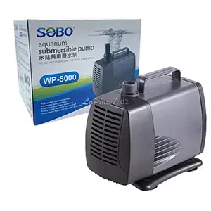 Pompe submersible pour fontaine, cascade et aquarium, Sobo, WP-5000, 60w